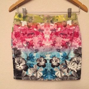 H&M Skirts - H AND M FLORAL FUN MINI SKIRT H&M Skirts - H AND M FLORAL FUN MINI SKIRT